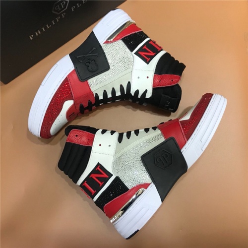 Replica Philipp Plein PP High Tops Shoes For Men #509515, $112.00 USD, [ITEM#509515], Replica Philipp Plein PP High Tops Shoes outlet from China