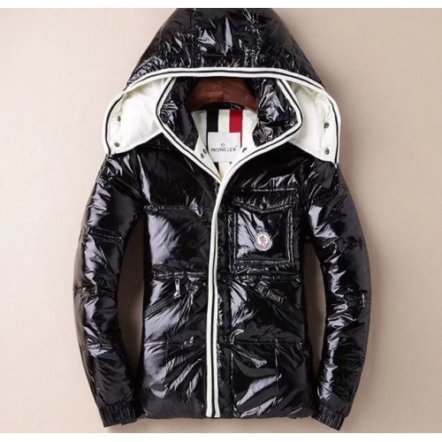 Replica Moncler Down Feather Coat Long Sleeved For Men #523414, $108.00 USD, [ITEM#523414], Replica Moncler Down Feather Coat outlet from China