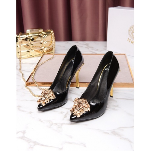 Replica Versace High-Heeled Shoes For Women #528452 $80.00 USD for Wholesale