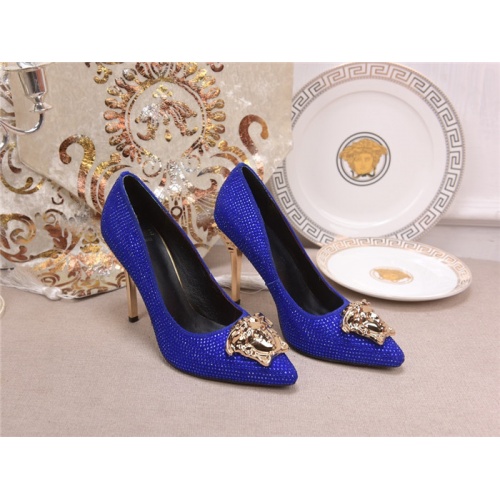 Replica Versace High-Heeled Shoes For Women #528475, $80.00 USD, [ITEM#528475], Replica Versace High-Heeled Shoes outlet from China