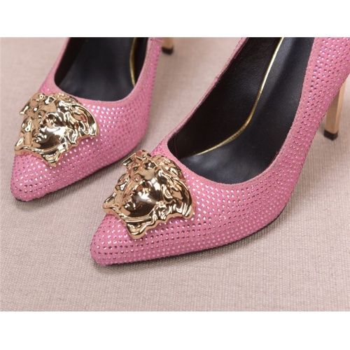 Replica Versace High-Heeled Shoes For Women #528484 $80.00 USD for Wholesale