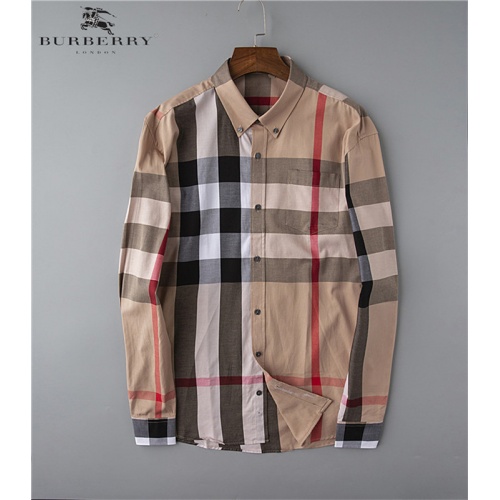 Replica Burberry Shirts Long Sleeved For Men #528752, $38.00 USD, [ITEM#528752], Replica Burberry Shirts outlet from China
