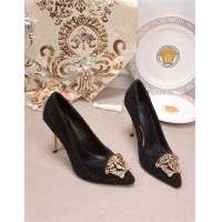 $80.00 USD Versace High-Heeled Shoes For Women #528470