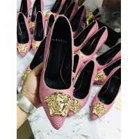 $80.00 USD Versace High-Heeled Shoes For Women #528484