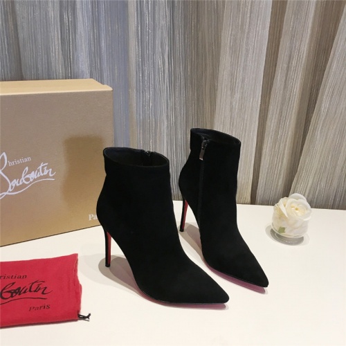 Replica Christian Louboutin Boots For Women #538837 $88.00 USD for Wholesale