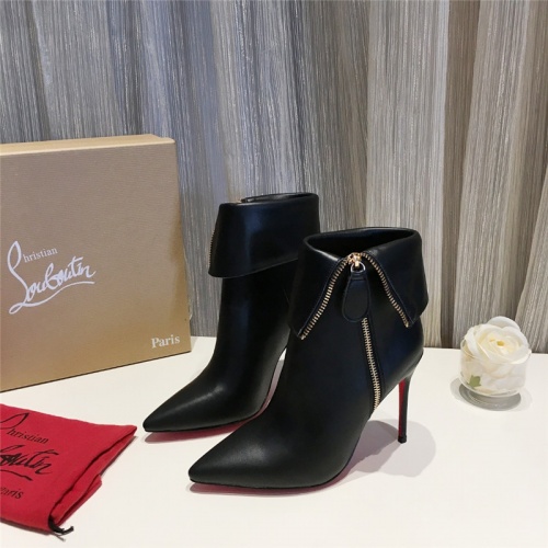 Replica Christian Louboutin Boots For Women #538844 $100.00 USD for Wholesale