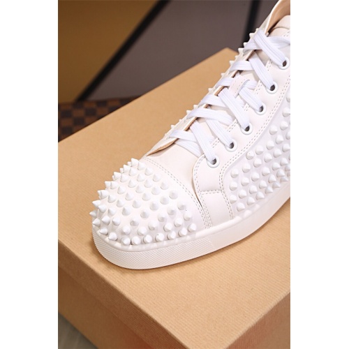 Replica Christian Louboutin High Tops Shoes For Men #543649 $82.00 USD for Wholesale