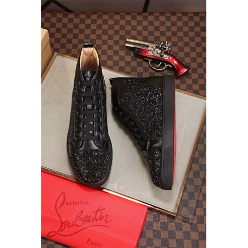 Replica Christian Louboutin High Tops Shoes For Men #543724, $82.00 USD, [ITEM#543724], Replica Christian Louboutin High Top Shoes outlet from China