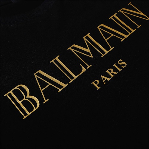 Replica Balmain T-Shirts Short Sleeved For Unisex #547452 $29.00 USD for Wholesale