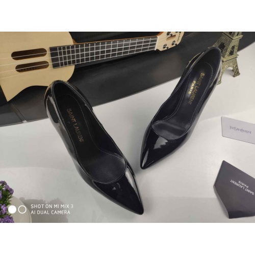 Replica Yves Saint Laurent YSL High-Heeled Shoes For Women #549685 $115.00 USD for Wholesale