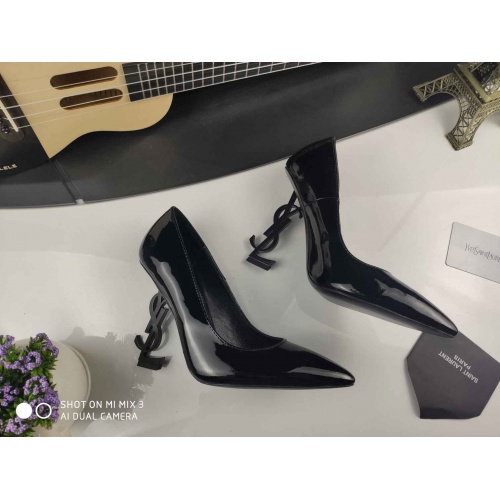 Replica Yves Saint Laurent YSL High-Heeled Shoes For Women #549685 $115.00 USD for Wholesale