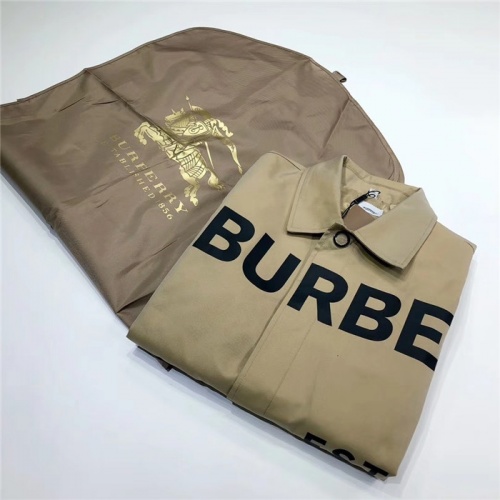 Replica Burberry Windbreaker Jackets Long Sleeved For Women #549790 $160.00 USD for Wholesale