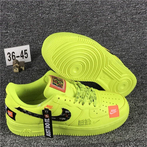 Replica Nike Air Force 1 Just Do It AF1 For Men #550167, $62.00 USD, [ITEM#550167], Replica Nike Air Force 1 outlet from China