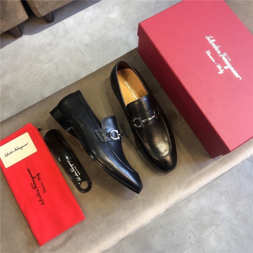 Replica Salvatore Ferragamo Leather Shoes For Men #552528, $96.00 USD, [ITEM#552528], Replica Salvatore Ferragamo Leather Shoes outlet from China