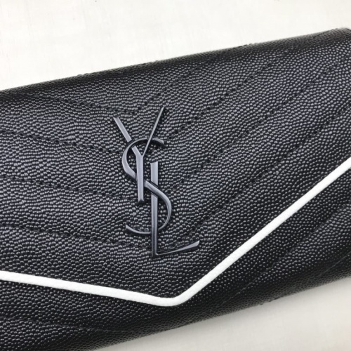 Replica Yves Saint Laurent YSL AAA Quality Wallets #553193 $53.00 USD for Wholesale