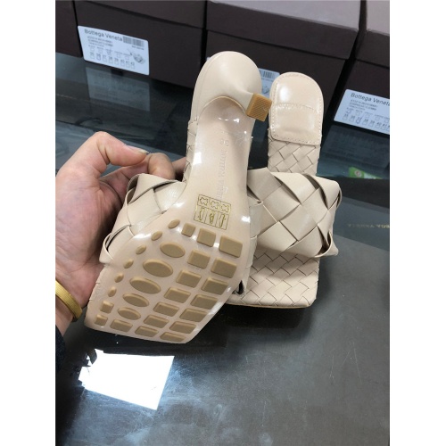Replica Bottega Veneta BV High-Heeled Sandal For Women #560065 $81.00 USD for Wholesale