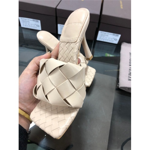 Replica Bottega Veneta BV High-Heeled Sandal For Women #560065 $81.00 USD for Wholesale