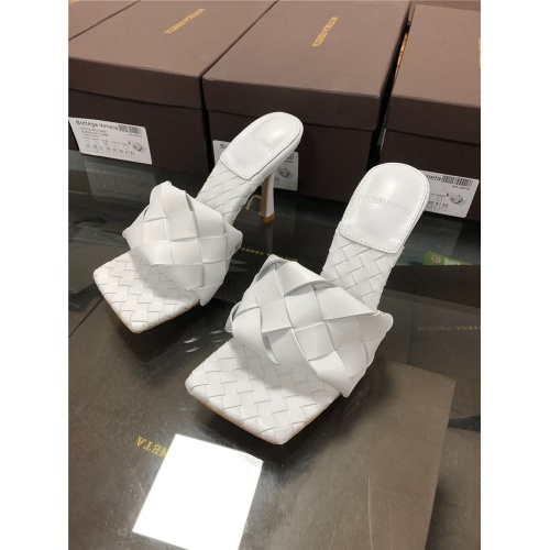 Replica Bottega Veneta BV High-Heeled Sandal For Women #560069, $81.00 USD, [ITEM#560069], Replica Bottega Veneta BV Slippers outlet from China