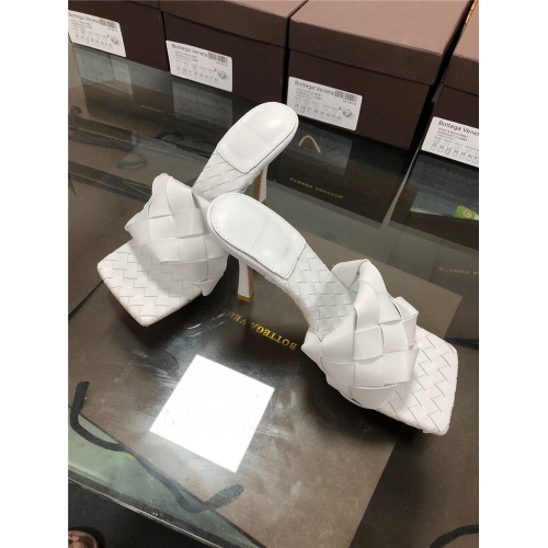 Replica Bottega Veneta BV High-Heeled Sandal For Women #560069 $81.00 USD for Wholesale