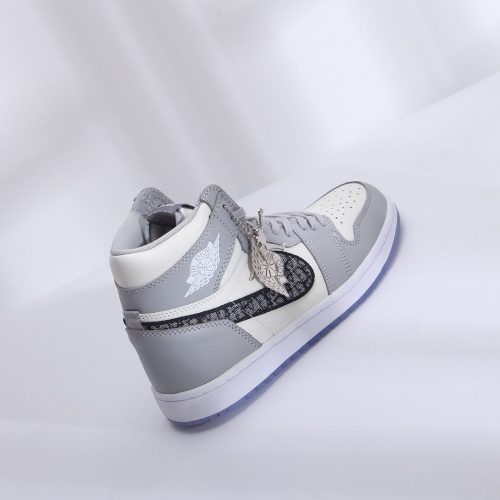 Replica Air Jordan 1 & Christian Dior High Tops Shoes For Men #766701 $133.00 USD for Wholesale