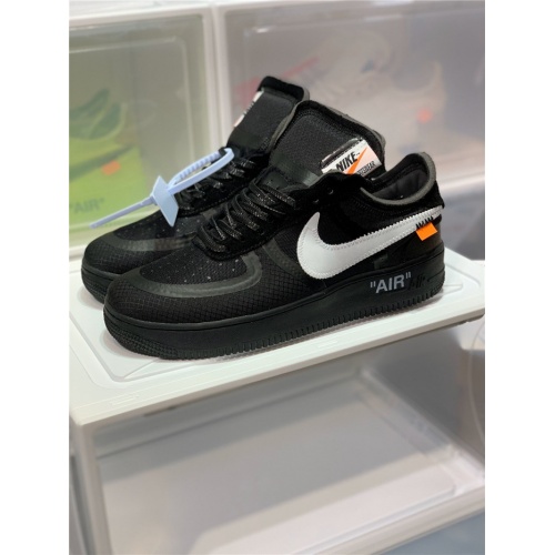 Replica Nike Air Force 1 &amp; OFF-WHITE For Men #770100, $85.00 USD, [ITEM#770100], Replica Nike Air Force 1 outlet from China
