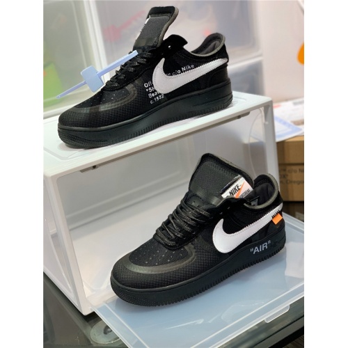 Replica Nike Air Force 1 & OFF-WHITE For Men #770100 $85.00 USD for Wholesale