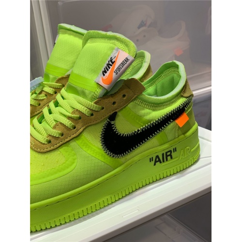 Replica Nike Air Force 1 & OFF-WHITE For Men #770101 $85.00 USD for Wholesale