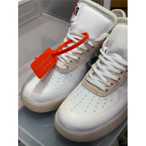 Replica Nike Air Force 1 & OFF-WHITE For Men #770102 $85.00 USD for Wholesale