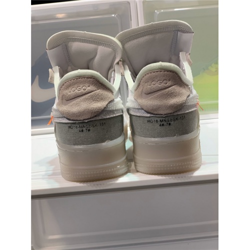 Replica Nike Air Force 1 & OFF-WHITE For Men #770102 $85.00 USD for Wholesale
