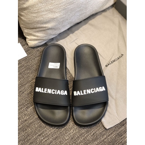 Replica Balenciaga Slippers For Men #775216 $44.00 USD for Wholesale