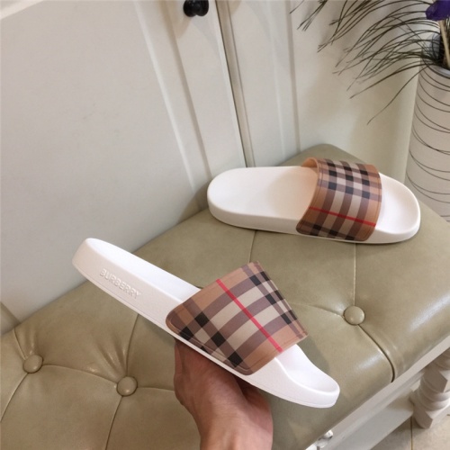 Replica Burberry Slippers For Men #783688 $46.00 USD for Wholesale