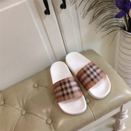 Replica Burberry Slippers For Men #783688 $46.00 USD for Wholesale