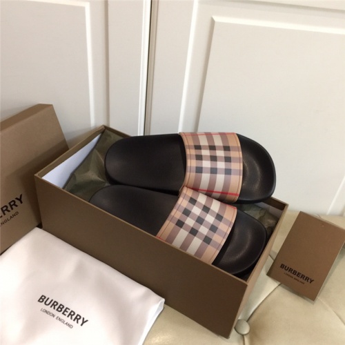 Replica Burberry Slippers For Men #783689 $45.00 USD for Wholesale