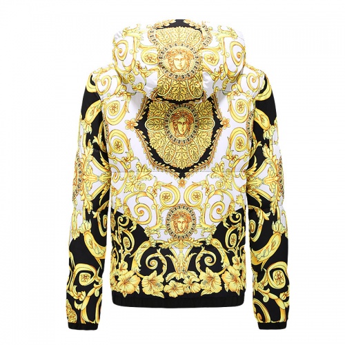 Replica Versace Down Coat Long Sleeved For Men #790868 $130.00 USD for Wholesale