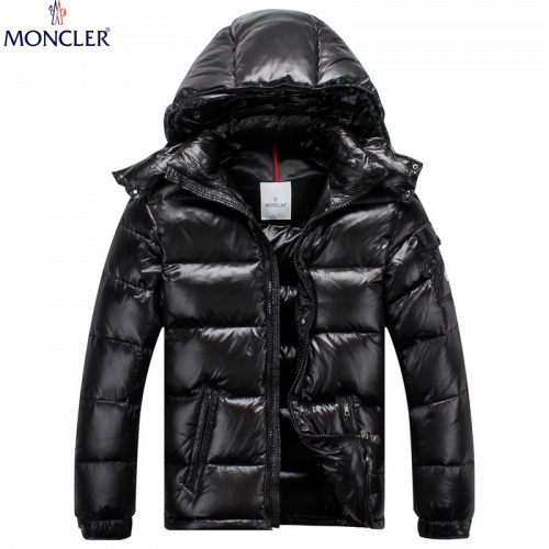 Replica Moncler Down Feather Coat Long Sleeved For Men #808801, $125.00 USD, [ITEM#808801], Replica Moncler Down Feather Coat outlet from China