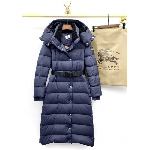 Replica Burberry Down Feather Coat Long Sleeved For Women #810787 $259.00 USD for Wholesale