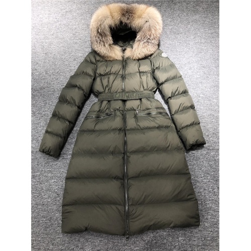 Replica Moncler Down Feather Coat Long Sleeved For Women #810814, $231.00 USD, [ITEM#810814], Replica Moncler Down Feather Coat outlet from China