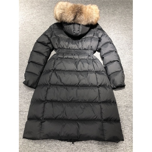 Replica Moncler Down Feather Coat Long Sleeved For Women #810815 $231.00 USD for Wholesale