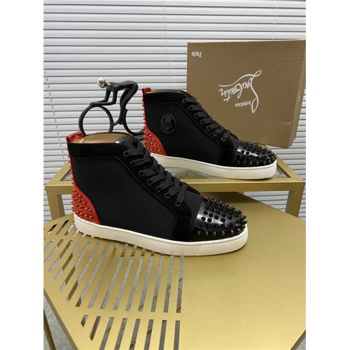 Replica Christian Louboutin High Tops Shoes For Men #812851, $92.00 USD, [ITEM#812851], Replica Christian Louboutin High Top Shoes outlet from China