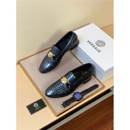 Replica Versace Leather Shoes For Men #813586, $76.00 USD, [ITEM#813586], Replica Clearance outlet from China
