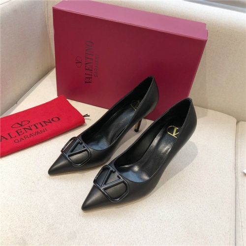 Replica Valentino High-Heeled Shoes For Women #814358, $80.00 USD, [ITEM#814358], Replica Valentino High-Heeled Shoes outlet from China