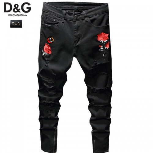 Replica Dolce &amp; Gabbana D&amp;G Jeans For Men #815574, $48.00 USD, [ITEM#815574], Replica Dolce &amp; Gabbana D&amp;G Jeans outlet from China