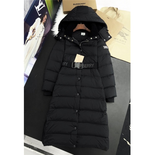 Replica Burberry Down Feather Coat Long Sleeved For Women #818518 $250.00 USD for Wholesale