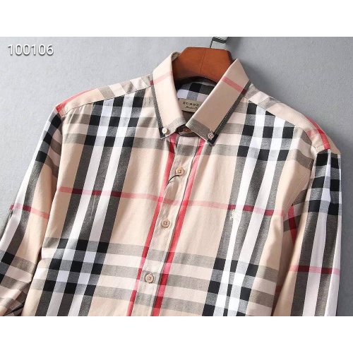 Replica Burberry Shirts Long Sleeved For Men #822454 $42.00 USD for Wholesale