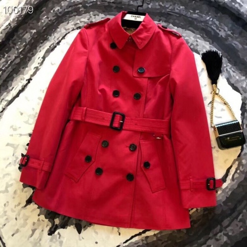 Replica Burberry Windbreaker Jacket Long Sleeved For Women #824727, $126.00 USD, [ITEM#824727], Replica Burberry Trench Coat outlet from China