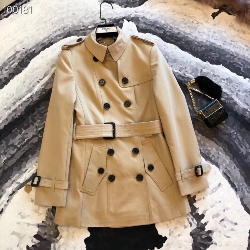 Replica Burberry Windbreaker Jacket Long Sleeved For Women #824728, $126.00 USD, [ITEM#824728], Replica Burberry Trench Coat outlet from China