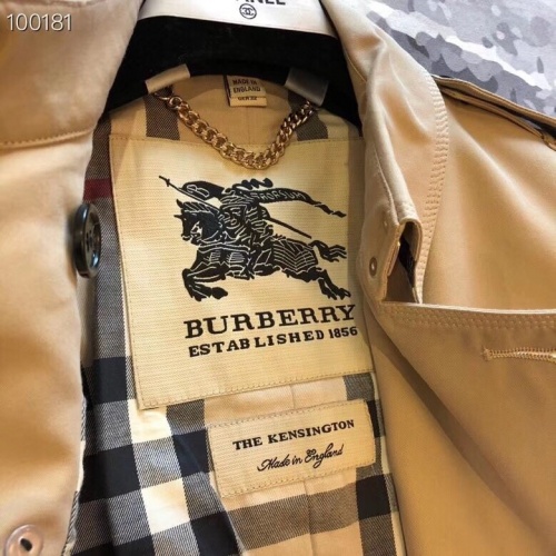 Replica Burberry Windbreaker Jacket Long Sleeved For Women #824728 $126.00 USD for Wholesale