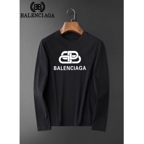Replica Balenciaga T-Shirts Long Sleeved For Men #826381, $34.00 USD, [ITEM#826381], Replica Balenciaga T-Shirts outlet from China