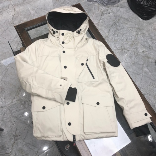 Replica Moncler Down Feather Coat Long Sleeved For Men #828172, $202.00 USD, [ITEM#828172], Replica Moncler Down Feather Coat outlet from China
