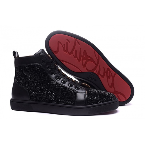 Replica Christian Louboutin High Tops Shoes For Men #833435, $98.00 USD, [ITEM#833435], Replica Christian Louboutin High Top Shoes outlet from China